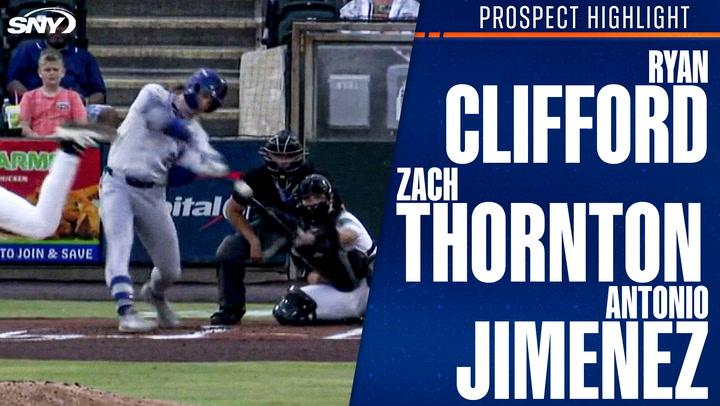 Ryan Clifford, Zach Thornton, Antonio Jimenez | Mets Prospect Highlights