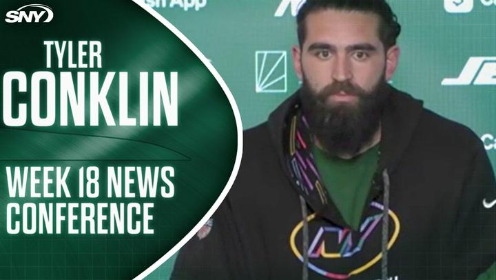 New York Jets tight end speaks on season's bittersweet finale, committed to playing hard.