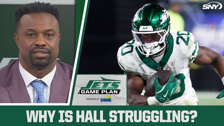 Bart Scott discusses Breece Hall's struggles on Jets Game Plan, exploring his challenging season.