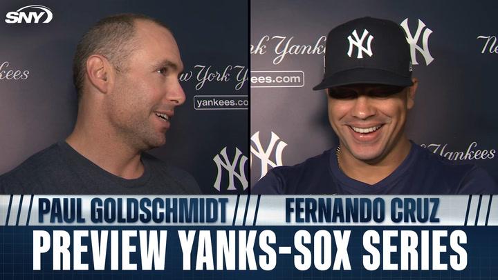 Paul Goldschmidt and Fernando Cruz discuss preview of Yankees-Red Sox series.