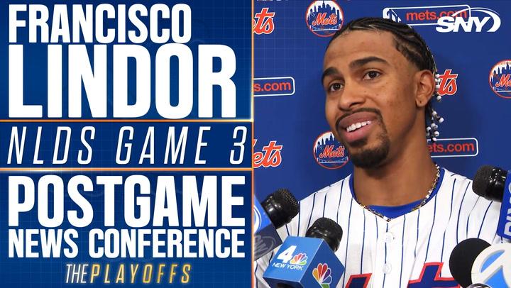 Francisco Lindor talks Mets’ NLDS Game 3 win, the support of the Citi Field crowd