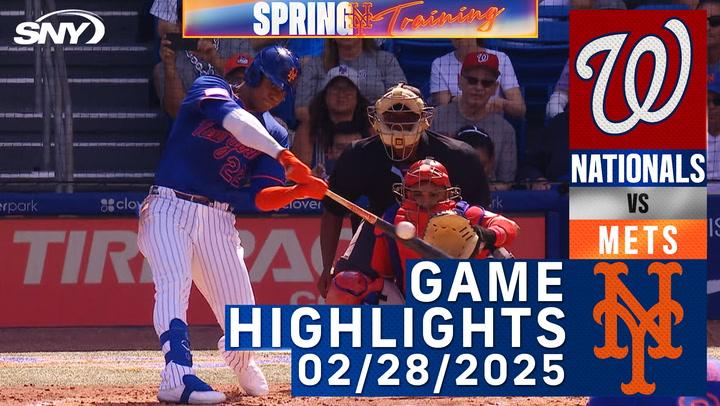 Mets vs Nationals (2/28/25) | Mets Highlights