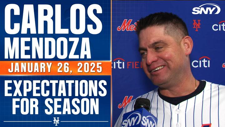 Carlos Mendoza discusses Pete Alonso negotiations and Sean Manaea's return to the Mets.