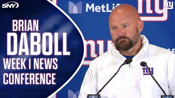 Brian Daboll on Giants' Week 1 blowout loss: 'We have to do a better job'