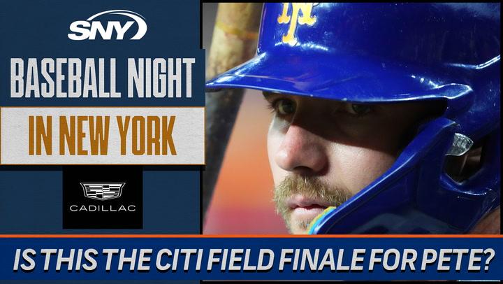 Could this be Pete Alonso's final homestand as a Met? | Baseball Night in NY