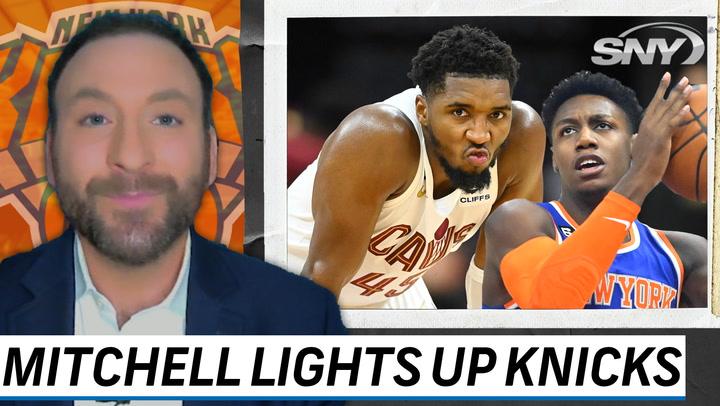 Ian Begley dissects Donovan Mitchell's performance, Knicks' disastrous fourth quarter vs Cavs | SportsNite
