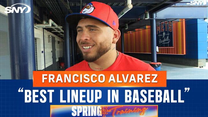 Francisco Alvarez on Mets' offseason: 'I think we're the best lineup in baseball'