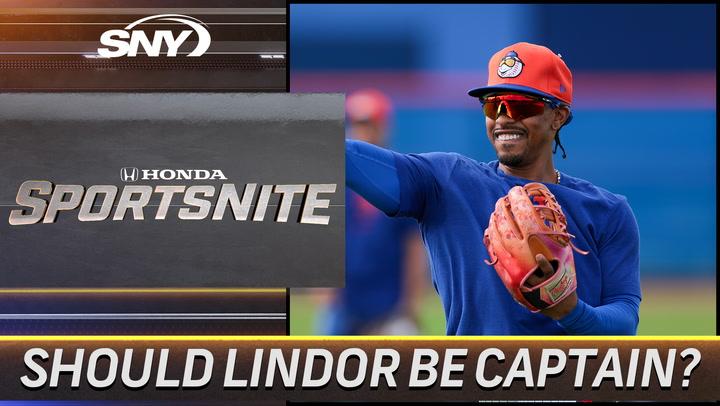 Should Francisco Lindor be named captain of the Mets? | SportsNite