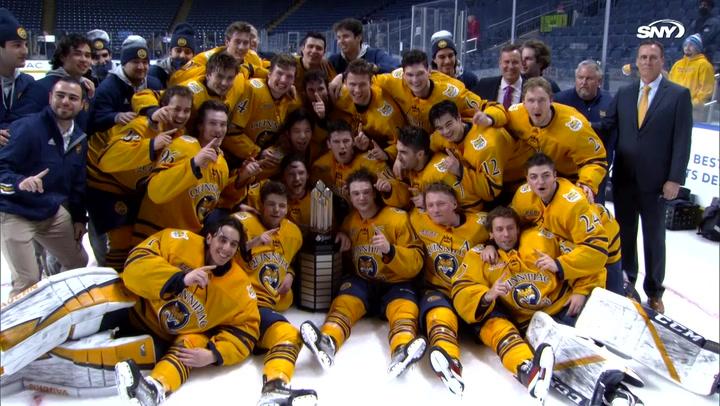 No. 2 Quinnipiac vs UConn Highlights: A 2-0 shutout wins Quinnipiac their first Connecticut Ice trophy | Connecticut Ice