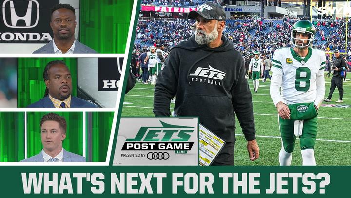 What's next for the New York Jets? Experts discuss Jeff Ulbrich's postgame comments and future.