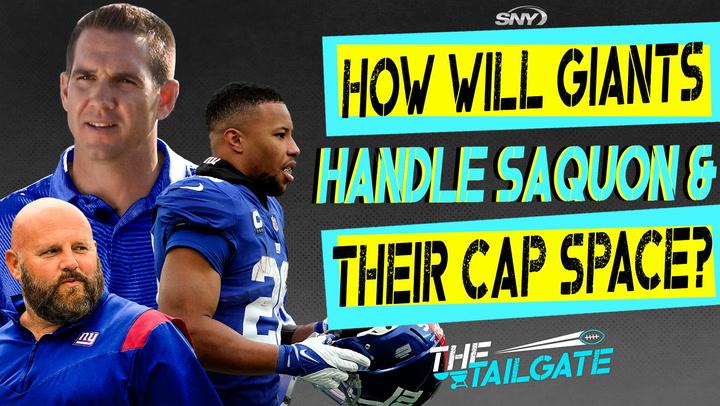 How will Giants address Saquon Barkley, Daniel Jones and shed some salary cap? | The Tailgate