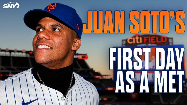 Juan Soto's first day as a New York Met