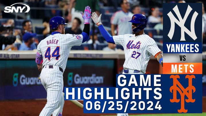Mets vs Yankees (6/25/2024) | NY Mets Highlights