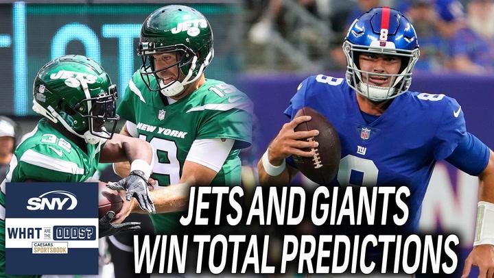 Predicting how many wins the Jets and Giants will have this season | What Are The Odds?