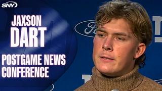 Jaxson Dart postgame news conference.