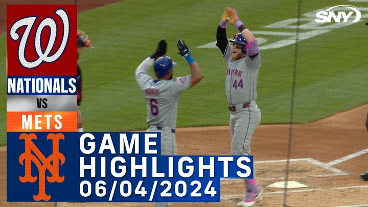 Mets vs Nationals (6/04/2024) | NY Mets Highlights