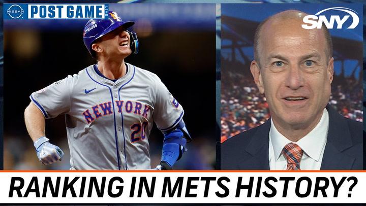 Gary Cohen explains where Pete Alonso's Game 3 Wild Card home run ranks in Mets history