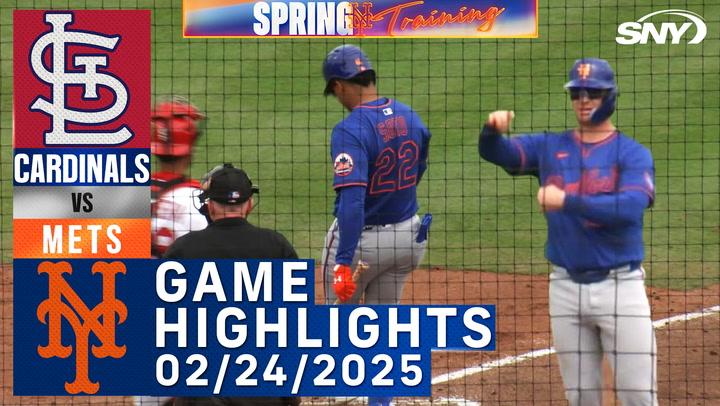 Mets vs Cardinals (2/24/25) | Juan Soto, Pete Alonso | Mets Highlights