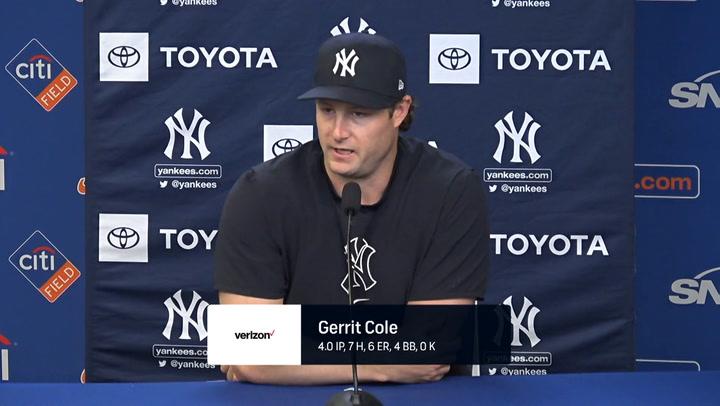 Gerrit Cole on his rough outing in Game 1 of Subway Series