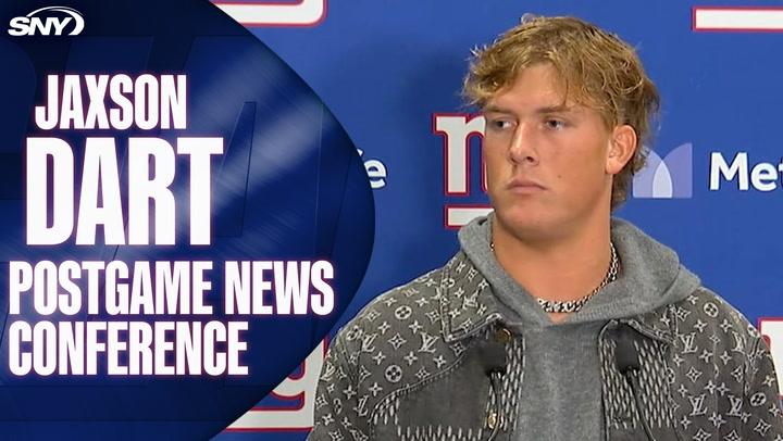 Jaxson Dart postgame news conference