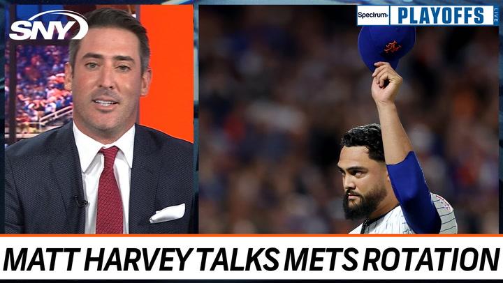 Former Mets ace Matt Harvey compares this year's rotation to his 2015 Mets staff