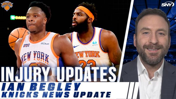 Ian Begley and Chelsea Sherrod discuss Knicks' win, injury updates on Robinson, Anunoby.