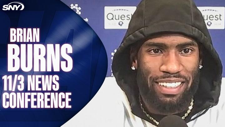 Brian Burns 11/3 news conference