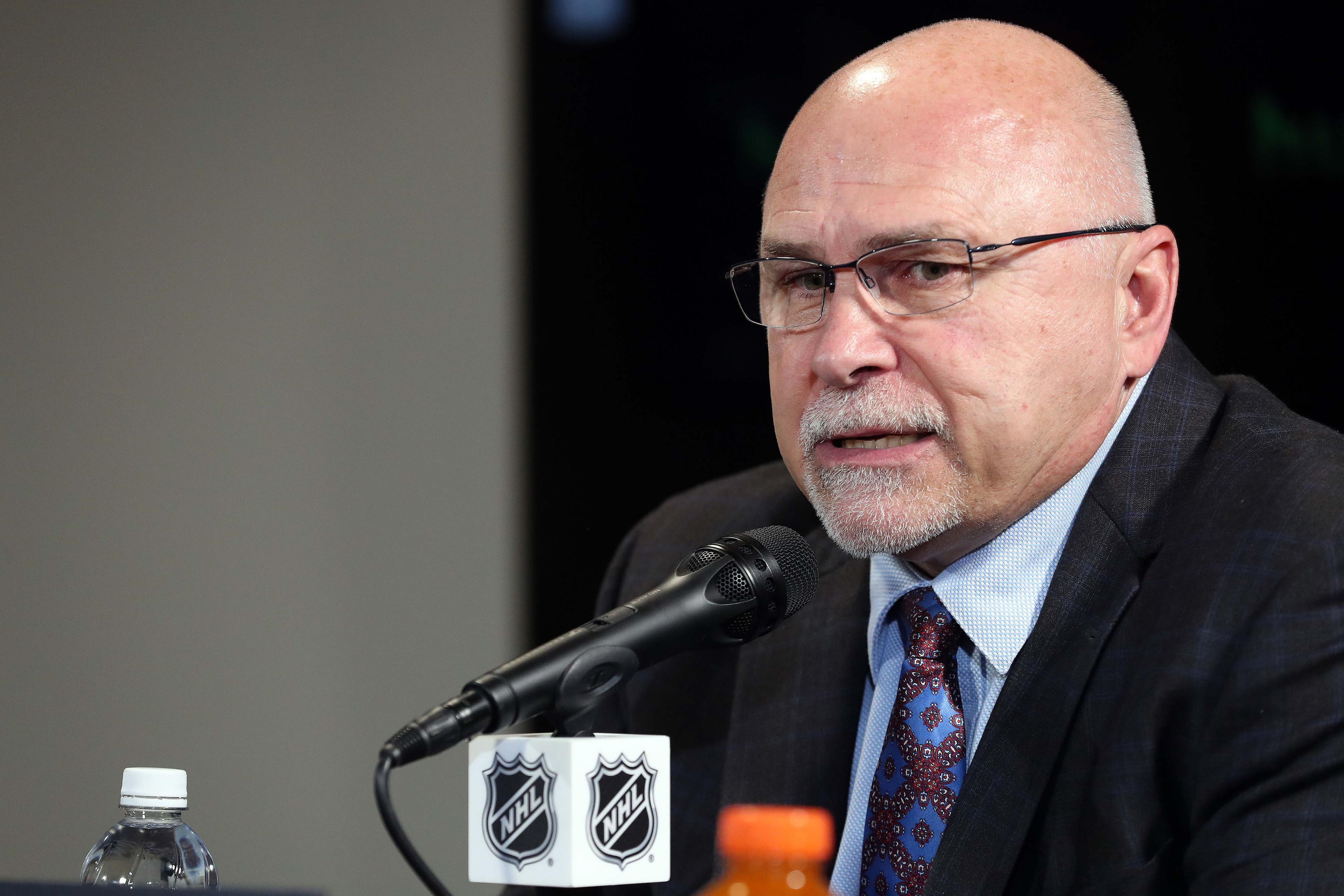 Barry Trotz Mandatory Credit: Kim Klement-USA TODAY Sports / Kim Klement