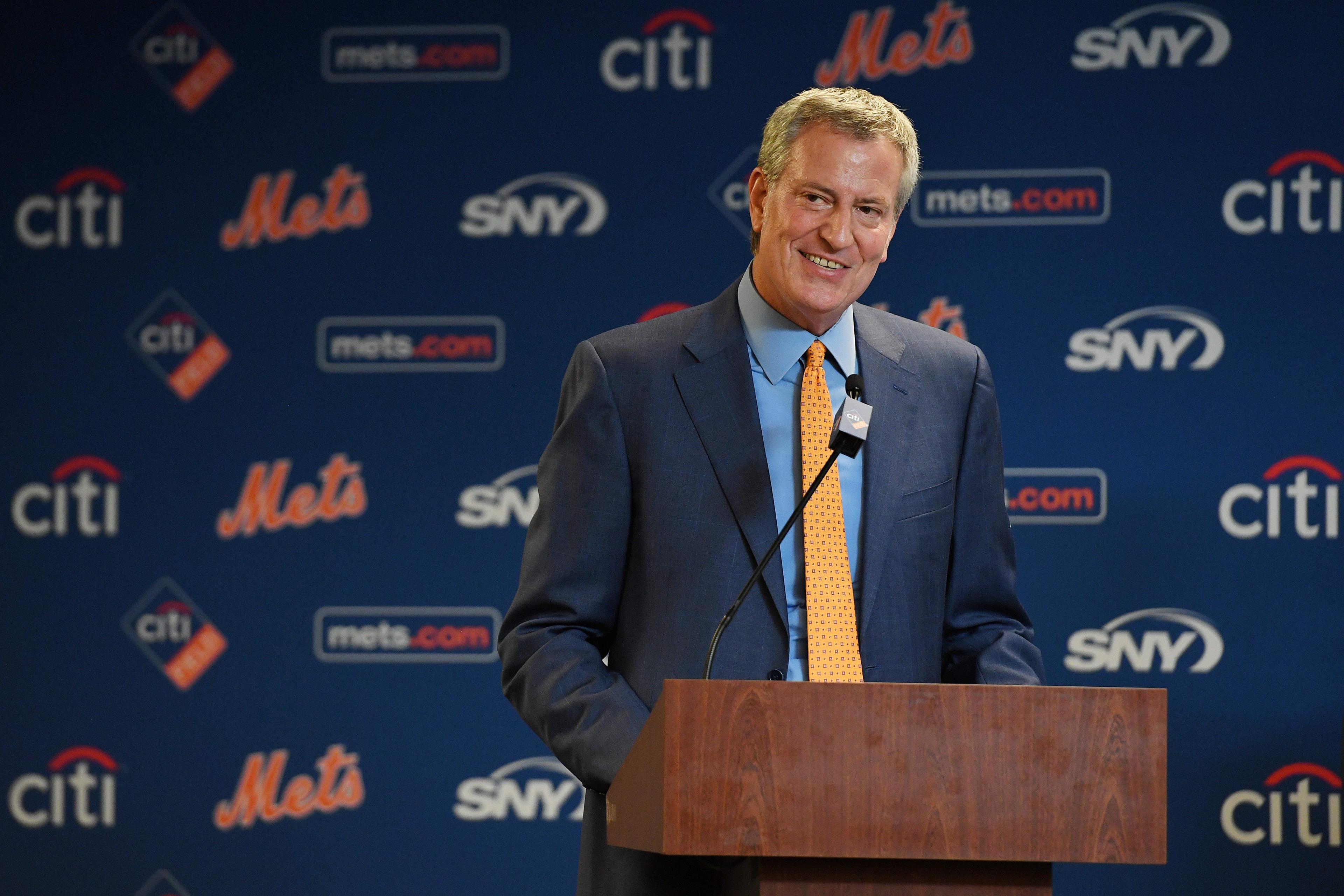 New York City Mayor Bill de Blasio / USA Today