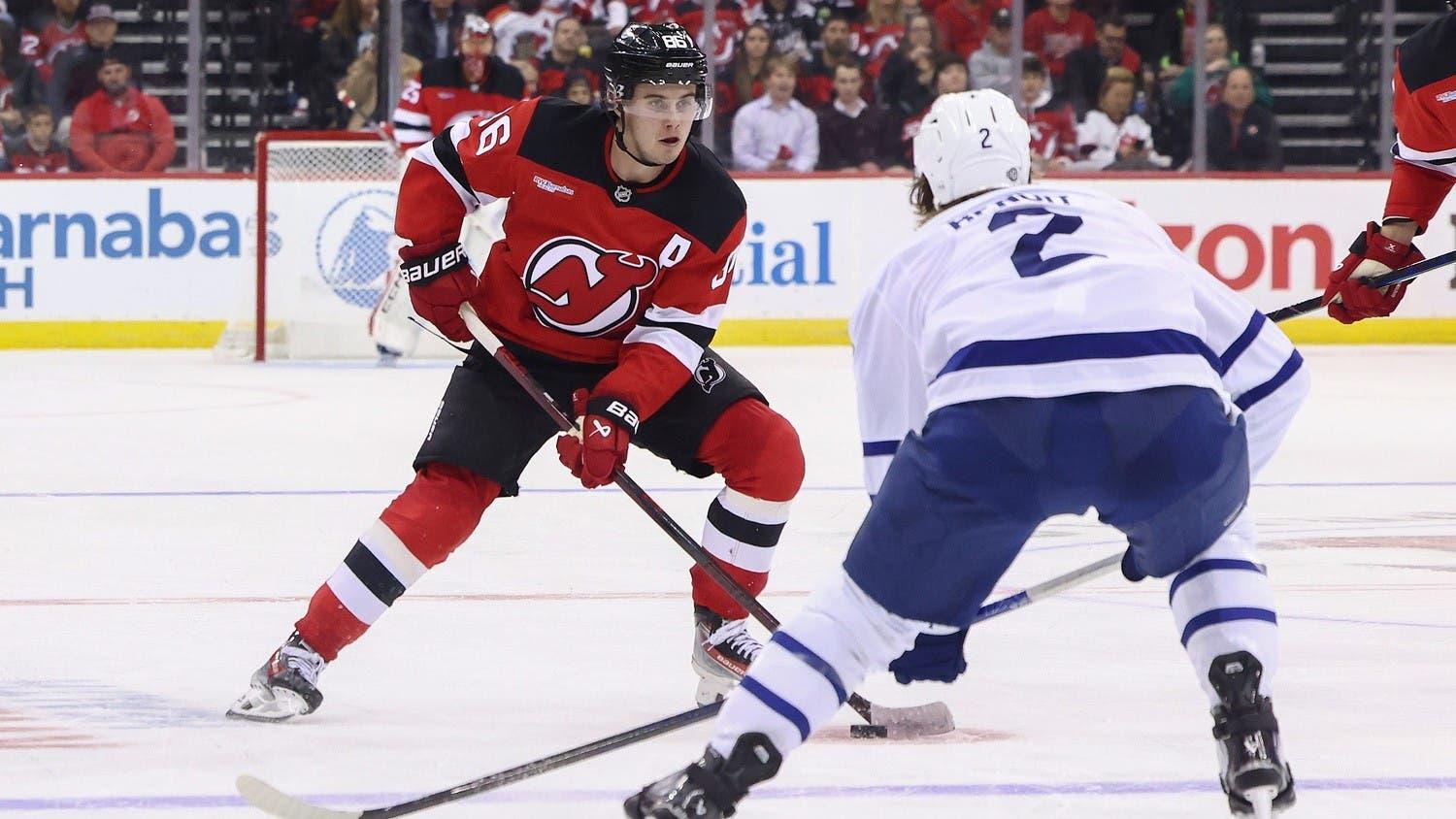 Devils allow three first-period goals in 4-2 loss to Maple Leafs