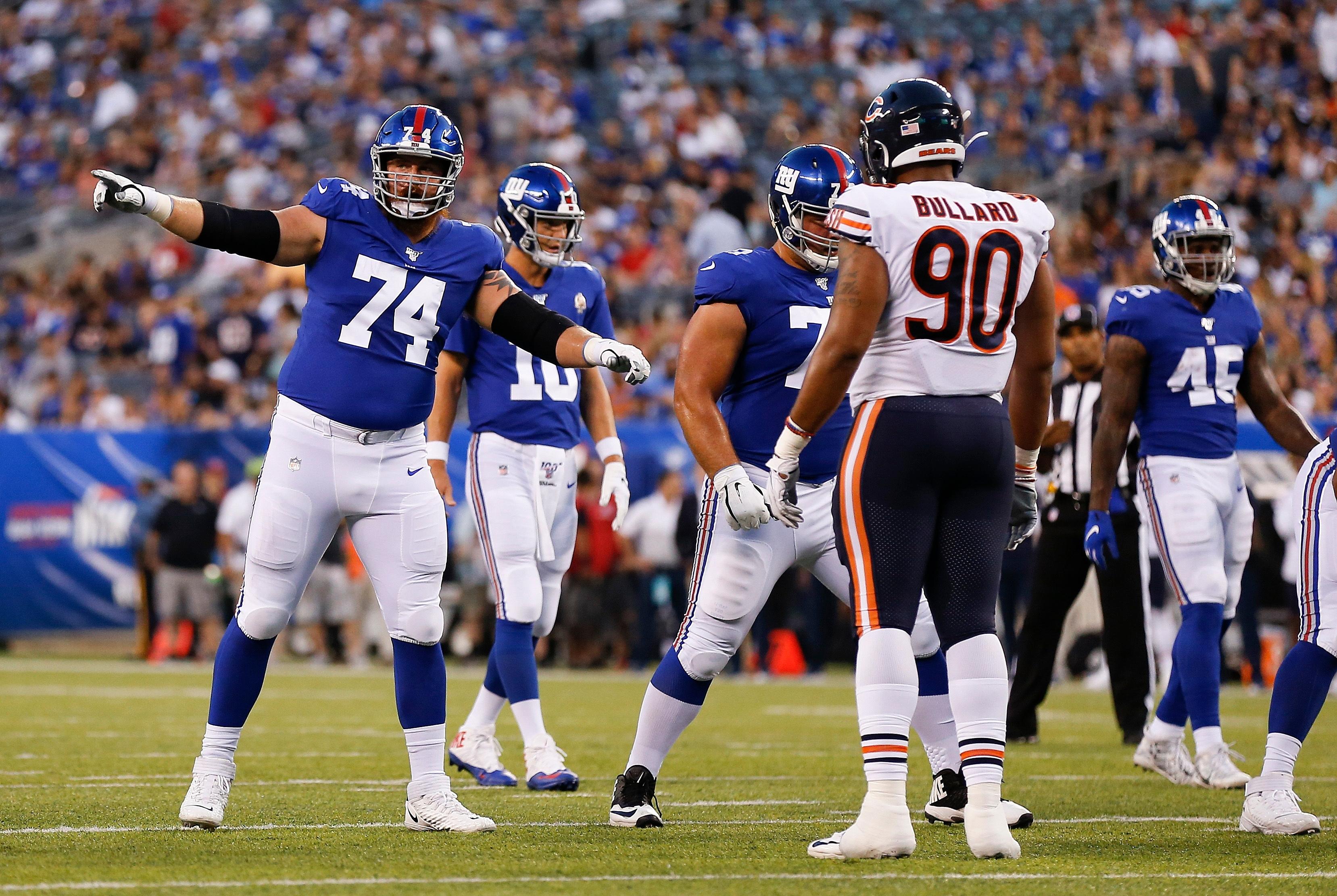 Giants offensive line lands mid-tier 2019 grade from PFF