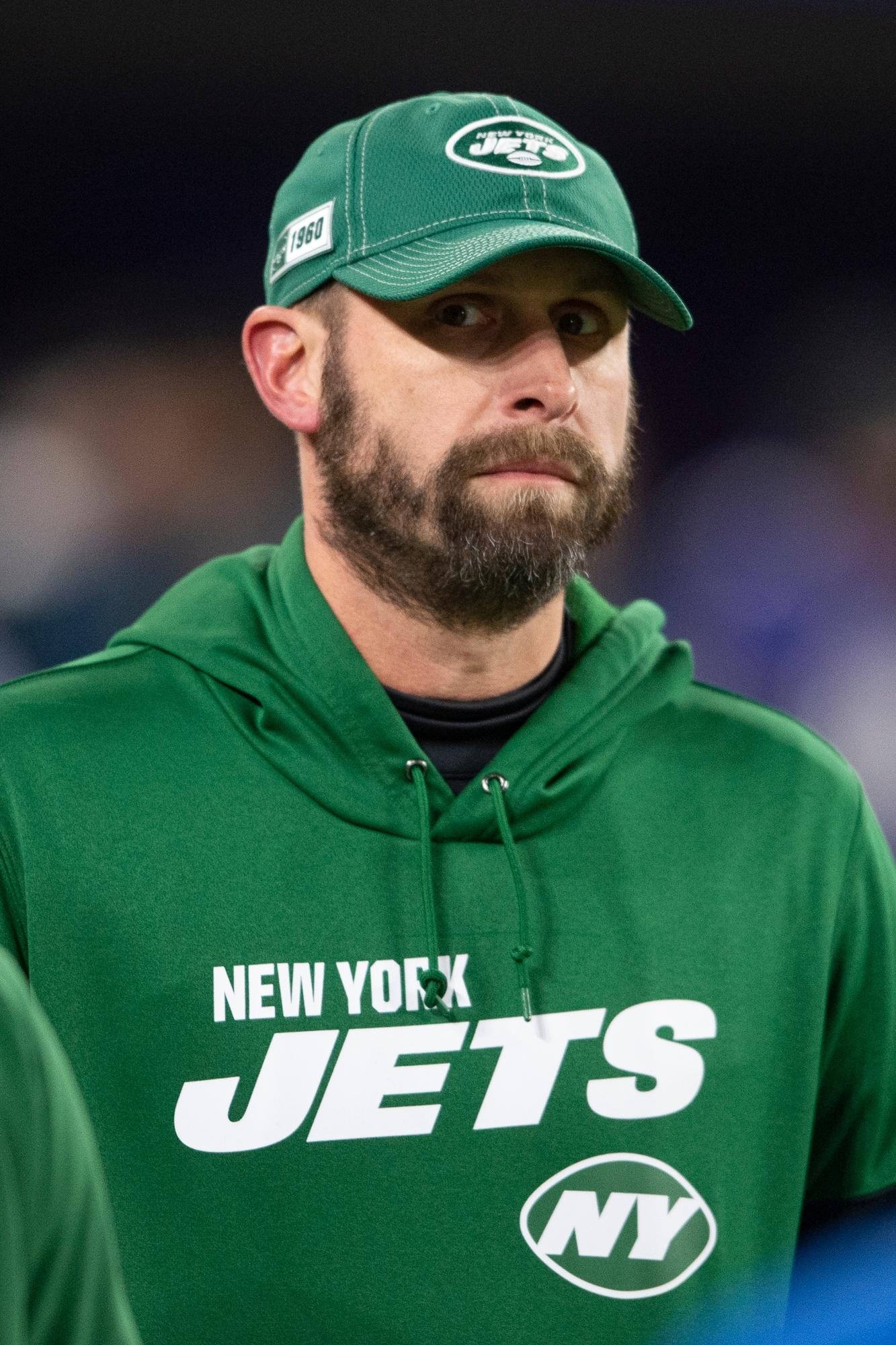 Dec 12, 2019; Baltimore, MD, USA; New York Jets head coach Adam Gase walks onto the field before the game against the Baltimore Ravens at M&T Bank Stadium. Mandatory Credit: Tommy Gilligan-USA TODAY Sports