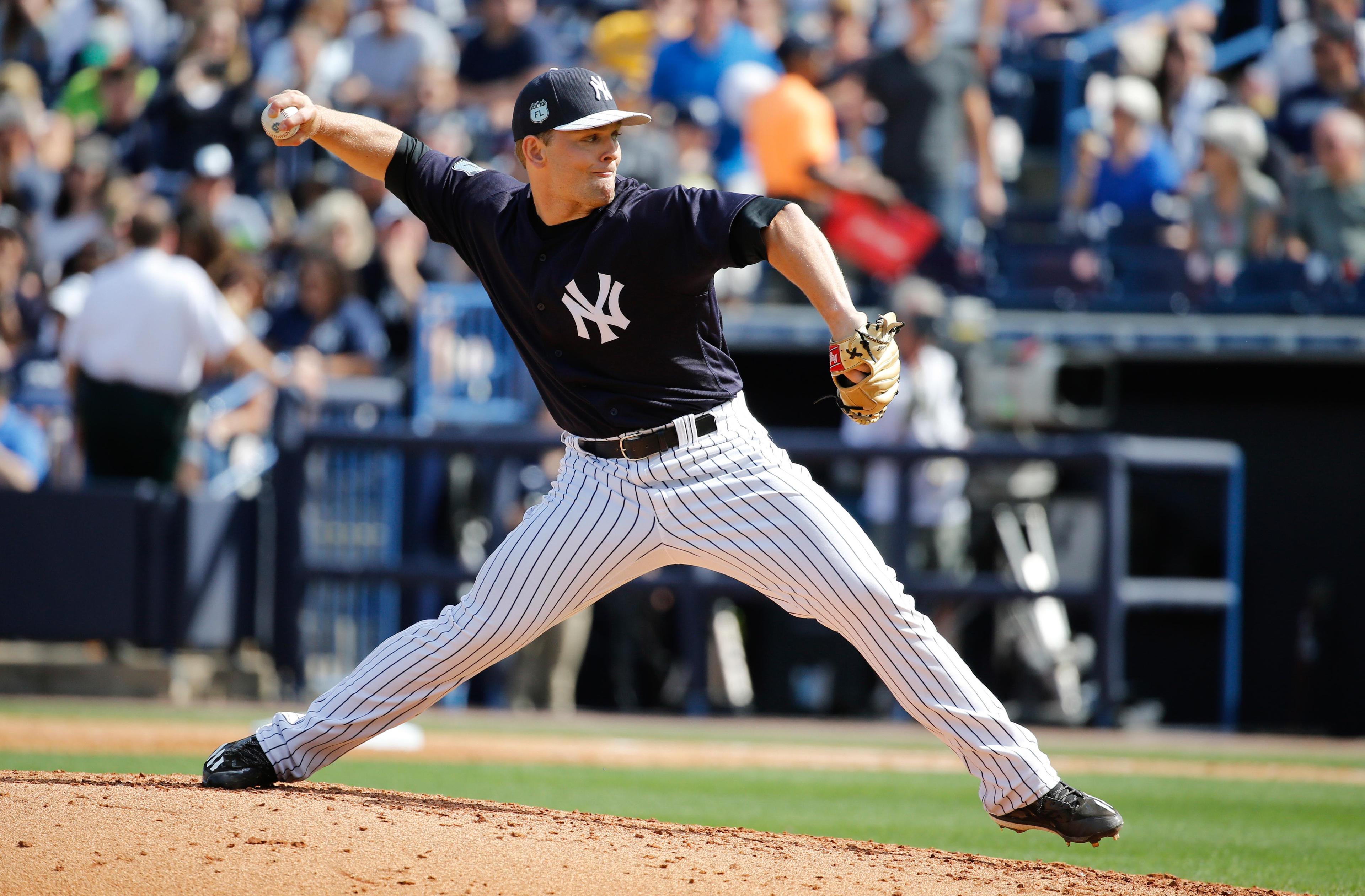 New York Yankees starting pitcher Chance Adams