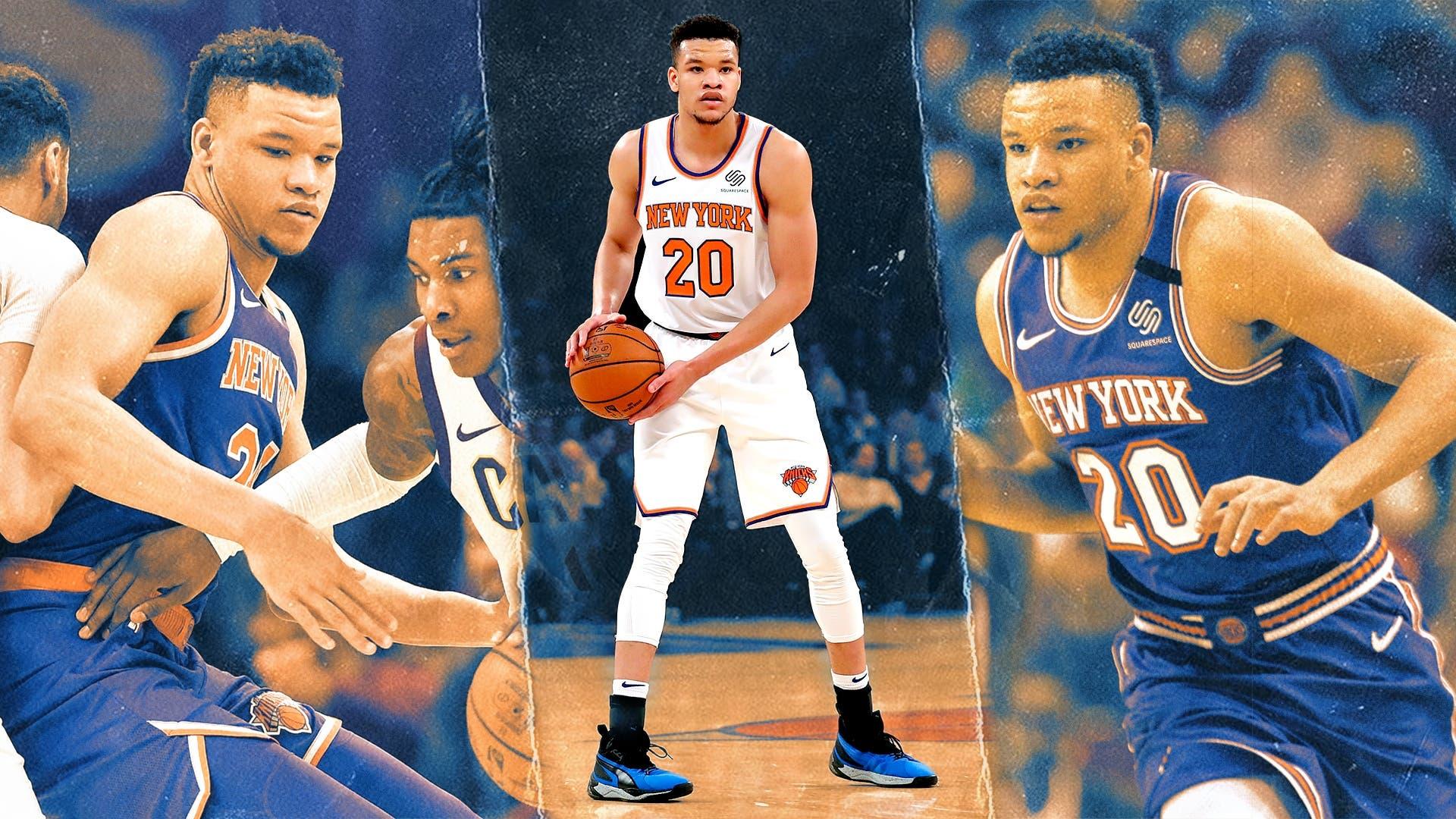 Knicks' Kevin Knox / Treated Image by SNY