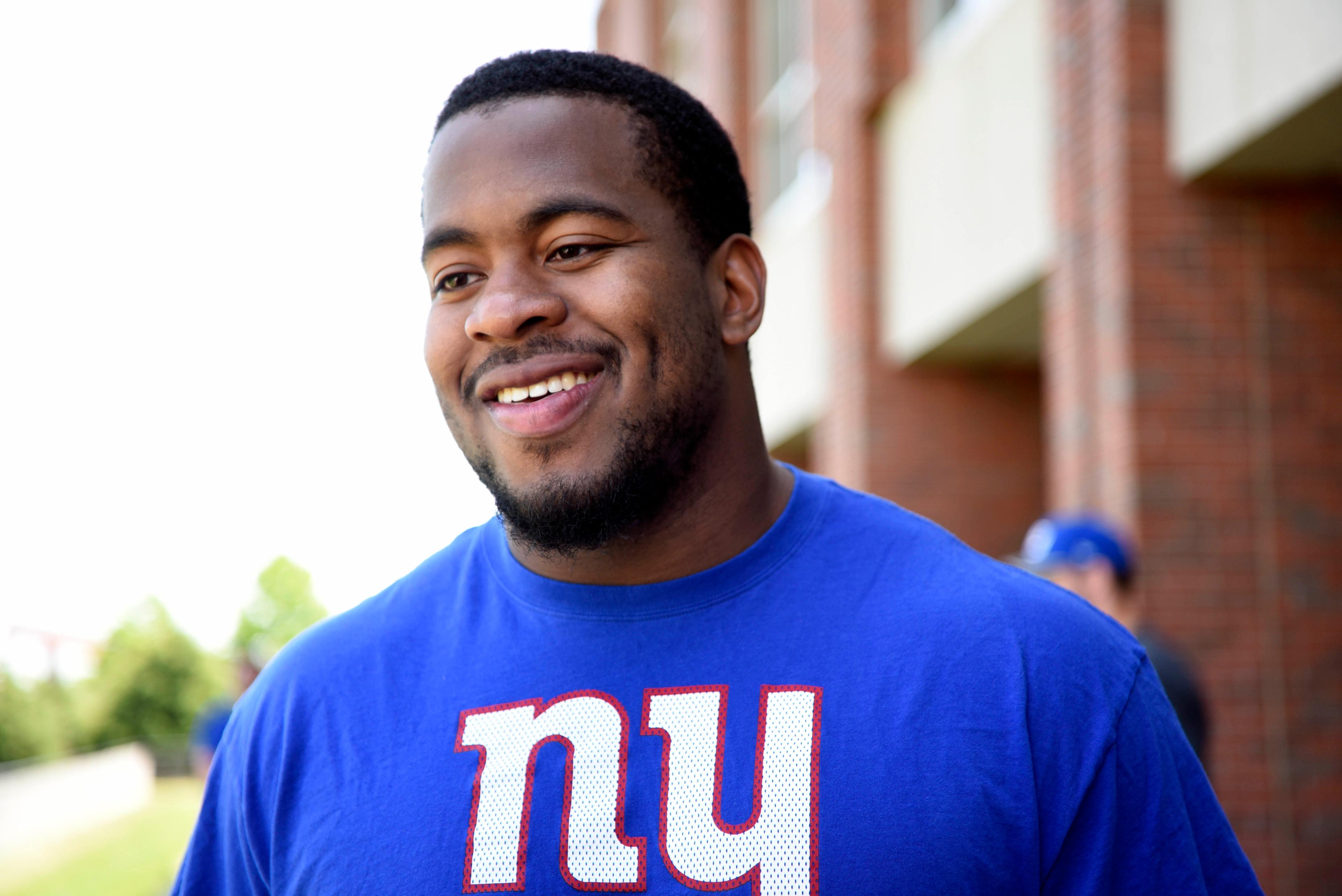 Giants rookie DT B.J. Hill showing quick growth at training camp