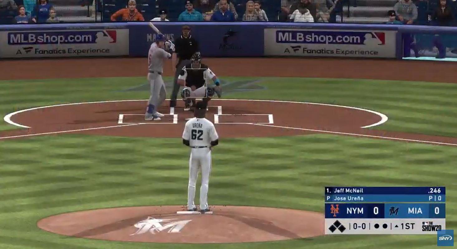 WATCH: Mets take on Marlins on MLB The Show