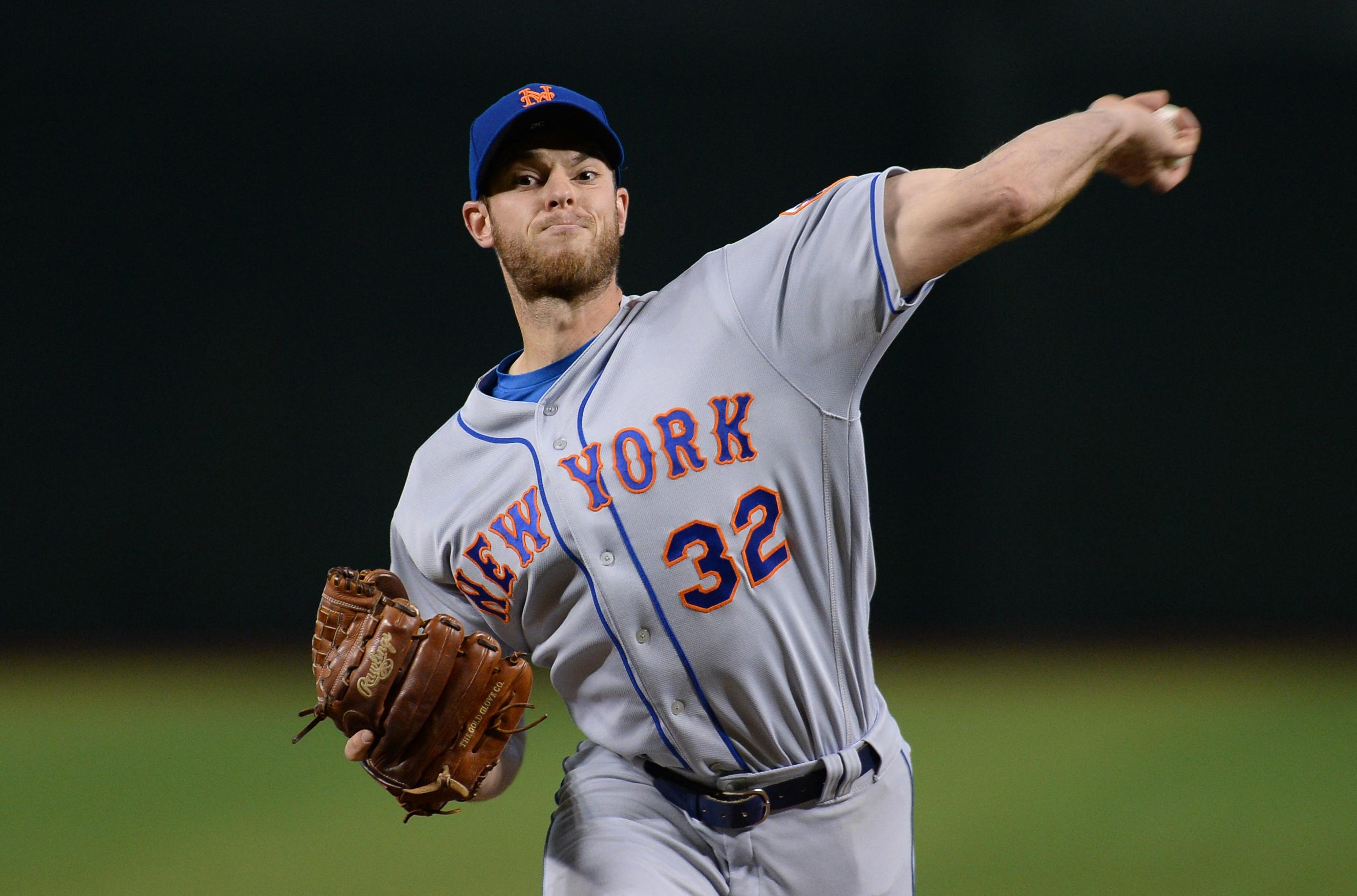 New York Mets starting pitcher Steven Matz pitches against the Arizona Diamondbacks during the first inning at Chase Field.