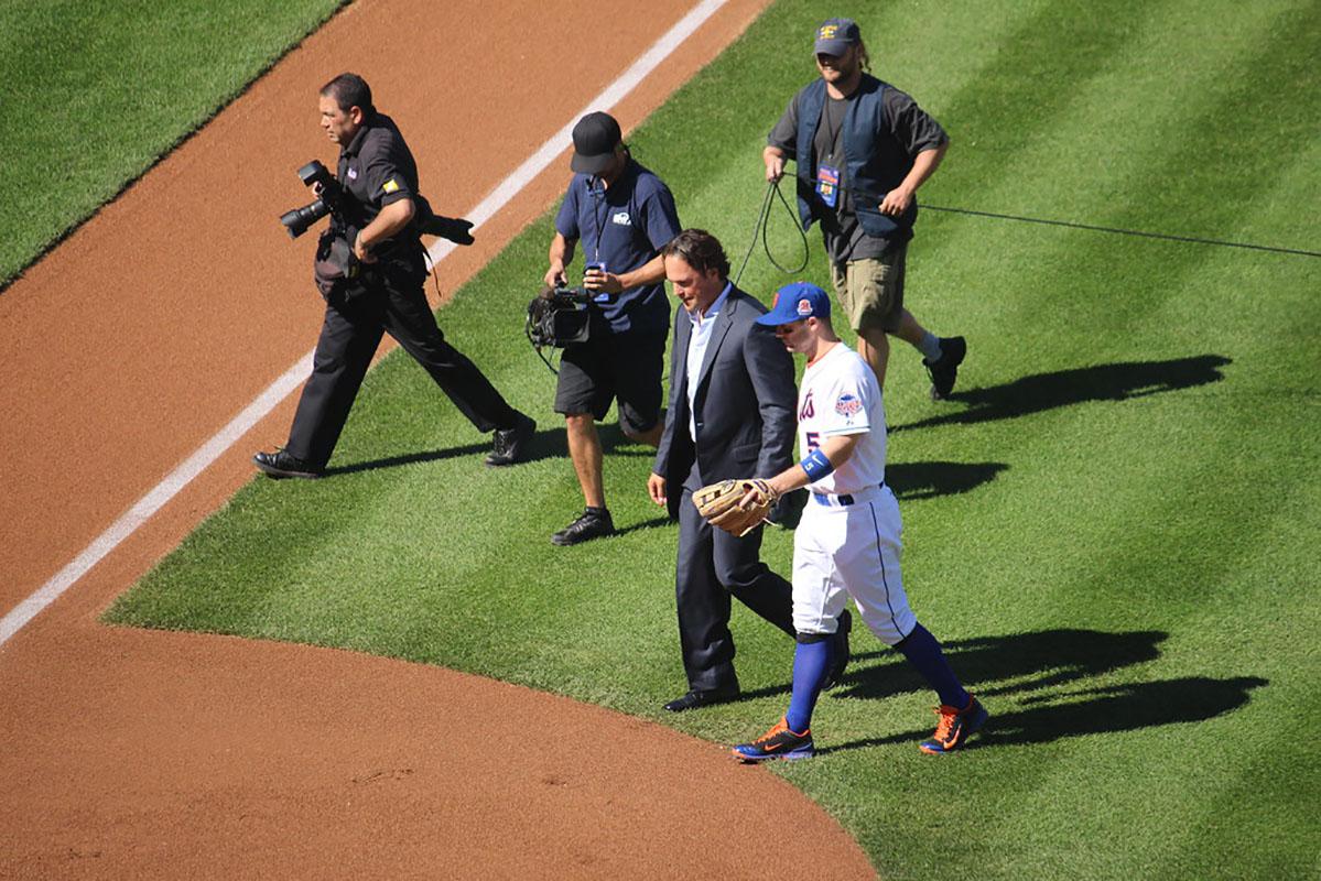 Mike Piazza and David Wright