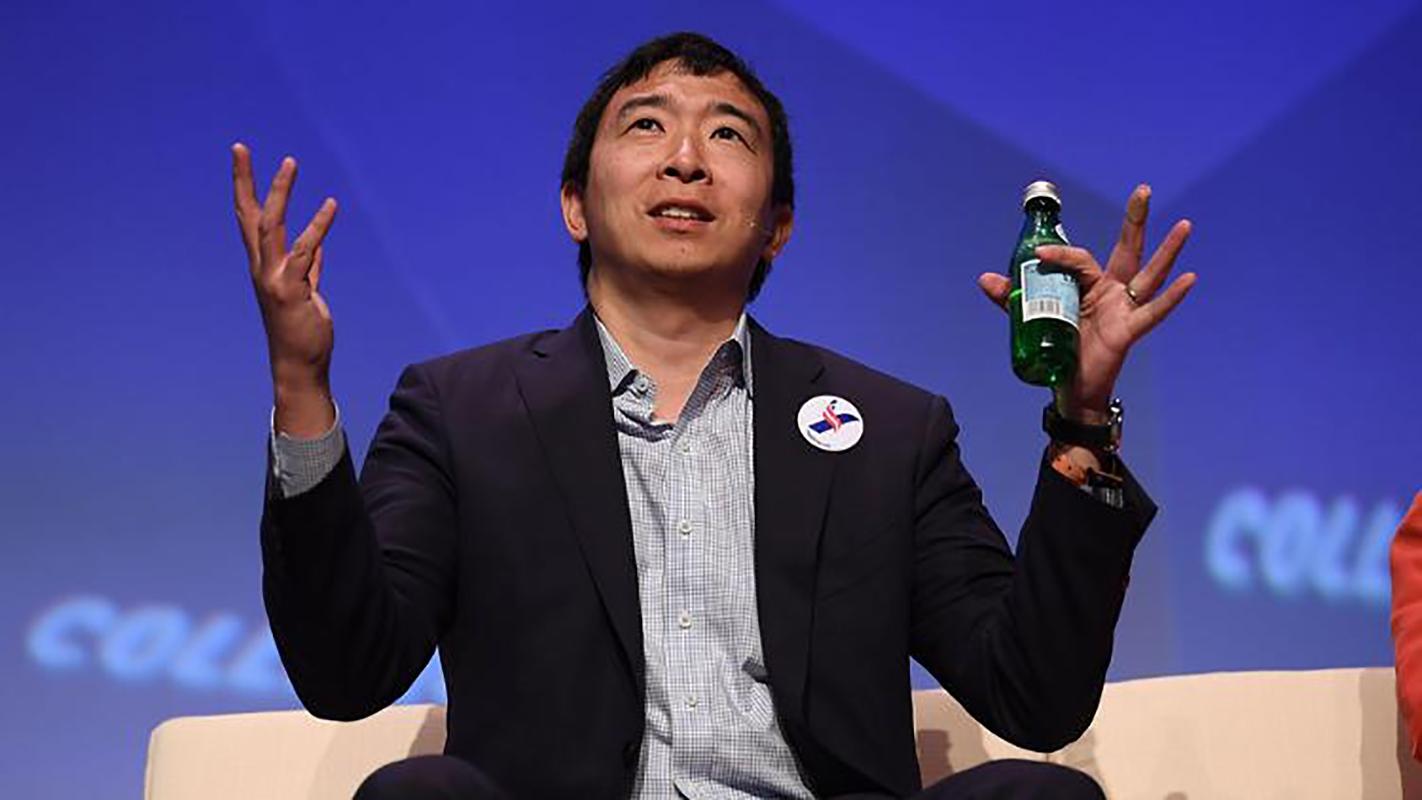 Presidential candidate Andrew Yang