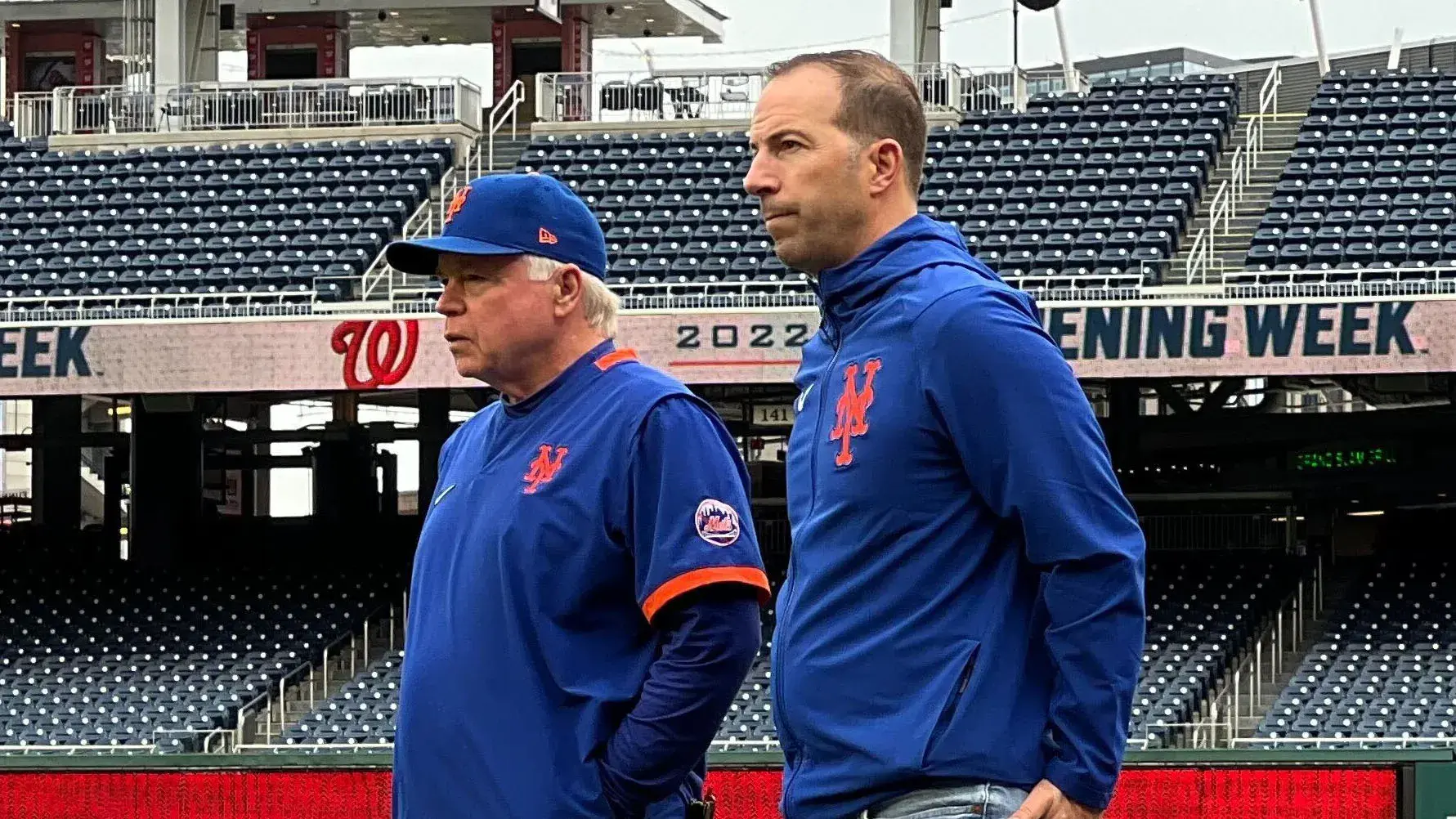 Buck Showalter and Billy Eppler / SNY