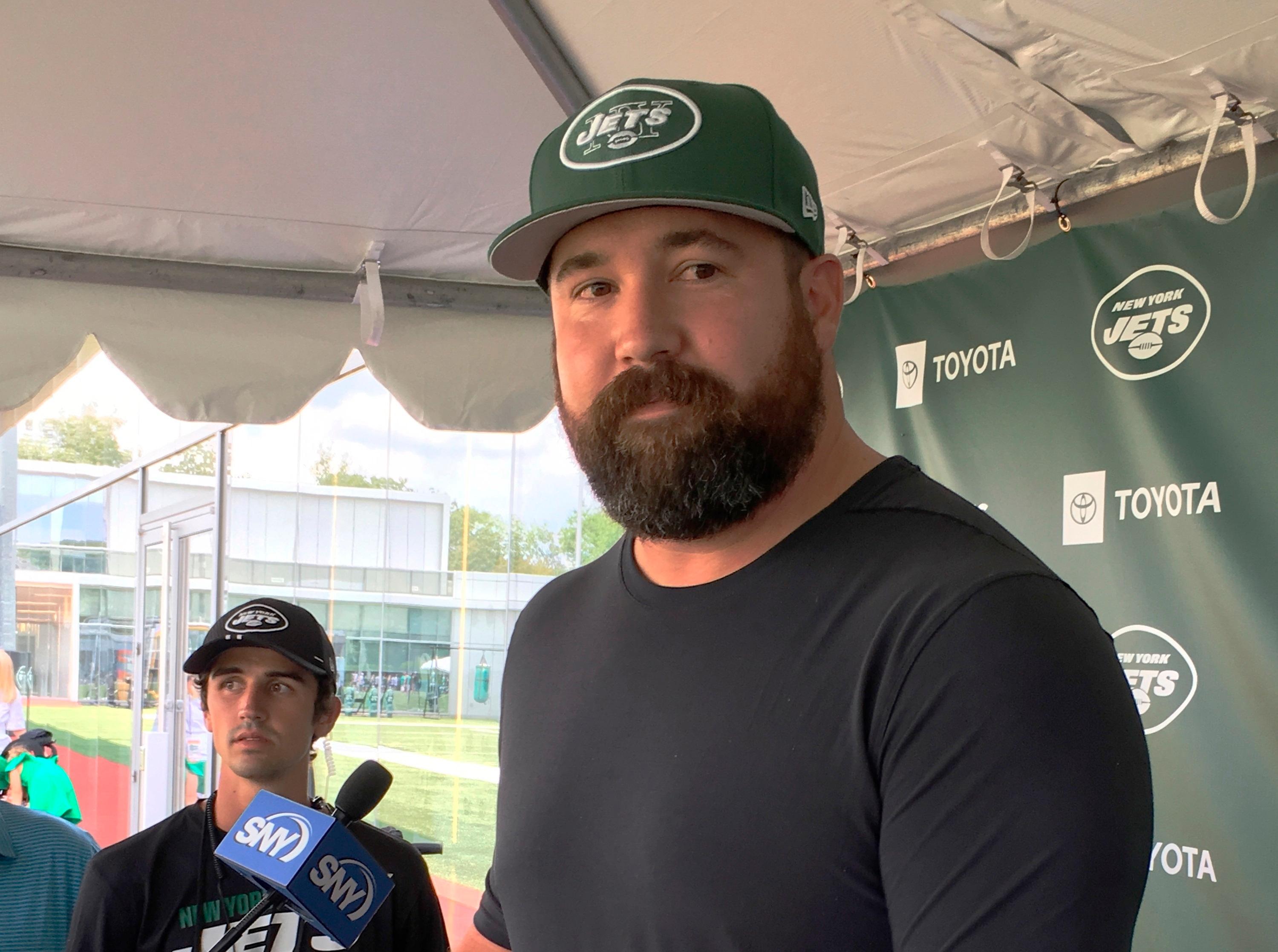 Jets' Ryan Kalil to sit vs. Saints