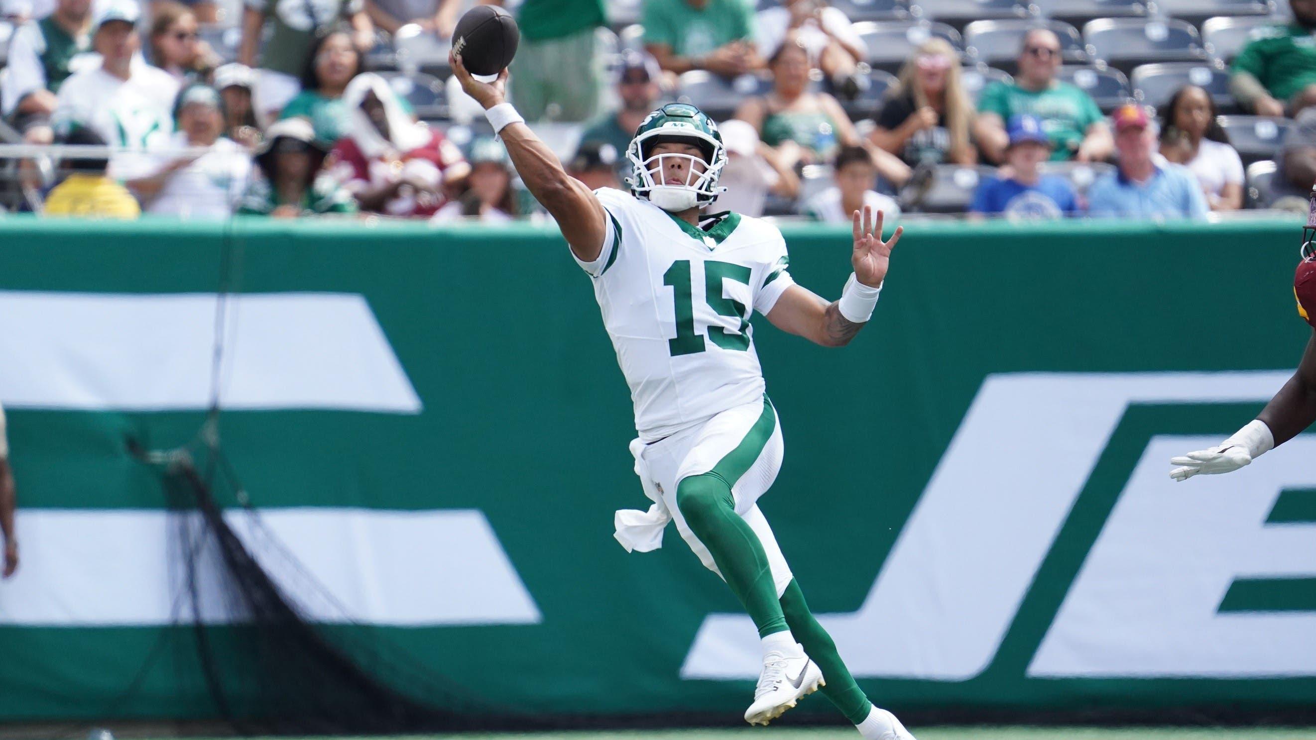 Jets QB Adrian Martinez thankful for opportunity after leading game-winning drive vs. Commanders