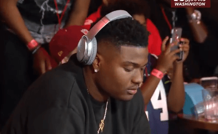 WATCH: Dwayne Haskins laughs after Giants pass over him for Daniel Jones