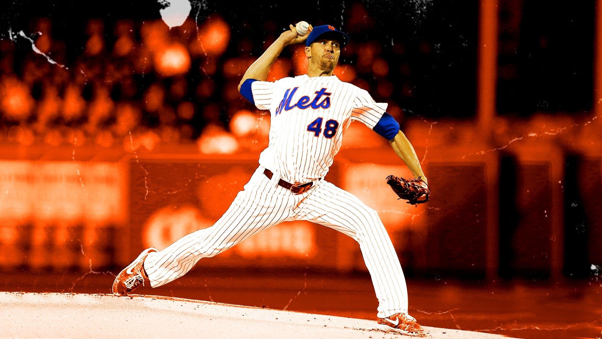 Mets' Jacob deGrom / Treated Image by SNY