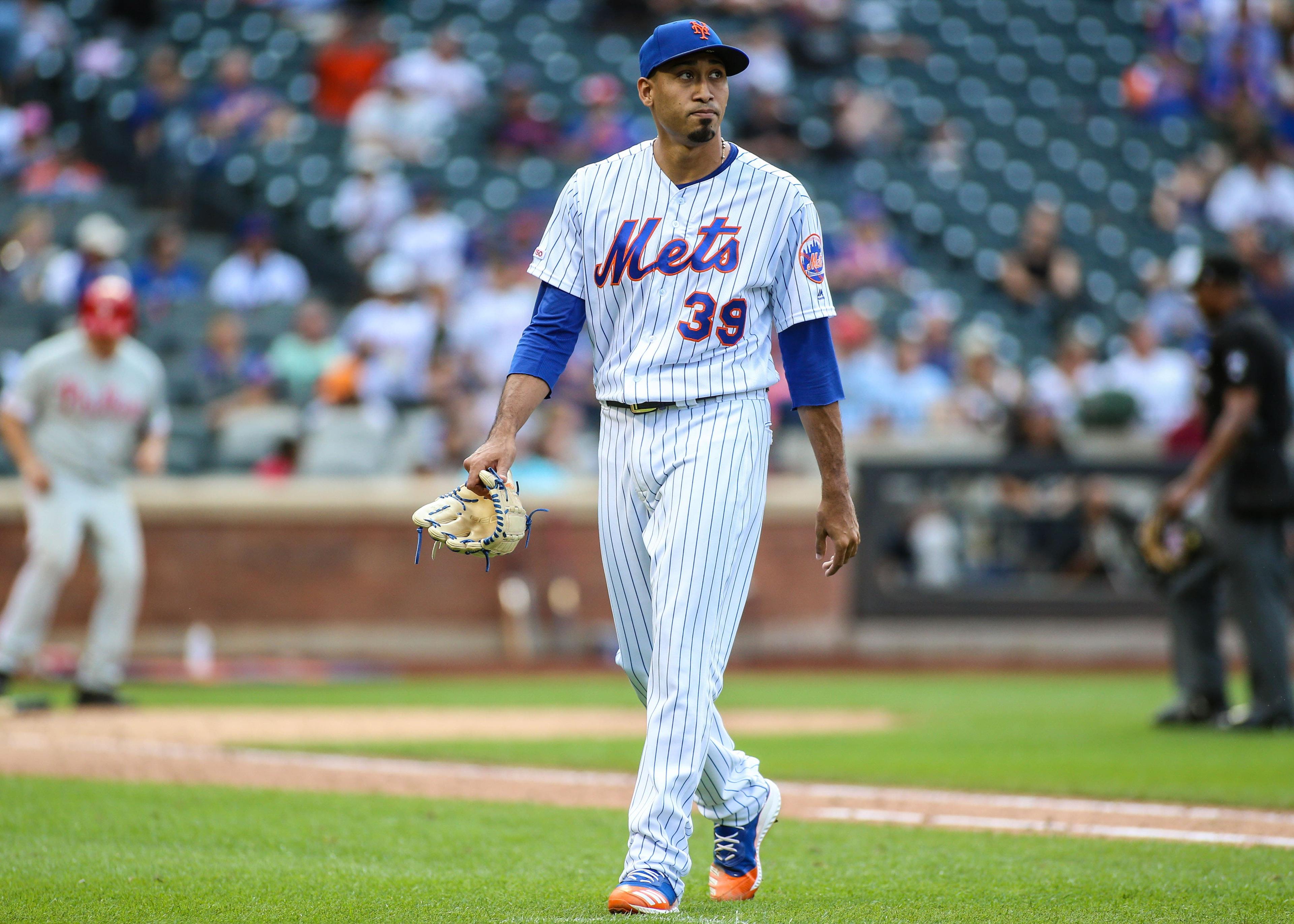 Sep 8, 2019; New York City, NY, USA; New York Mets pitcher Edwin Diaz (39) at Citi Field. Mandatory Credit: Wendell Cruz-USA TODAY Sports / Wendell Cruz