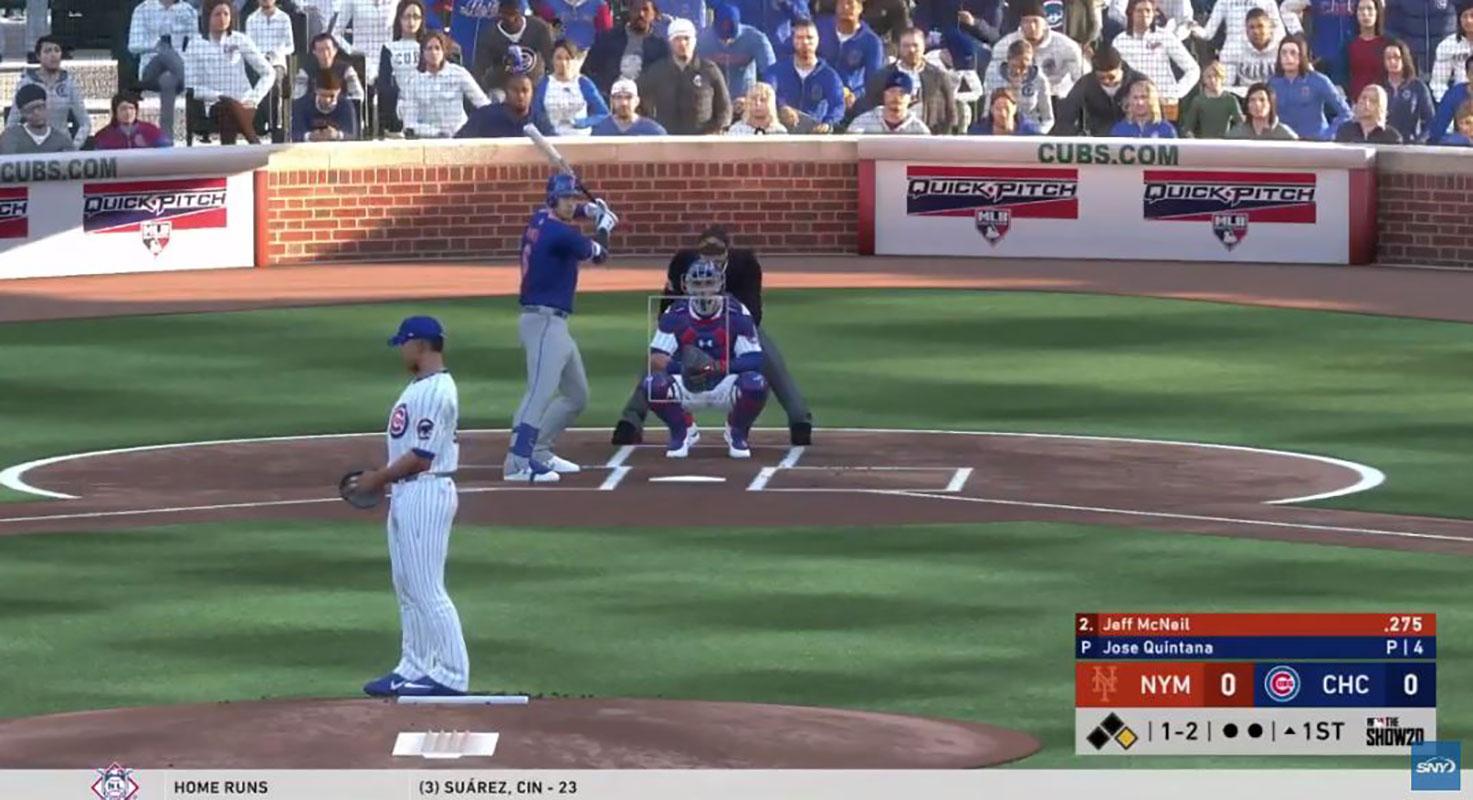 WATCH: Mets visit Cubs on MLB The Show