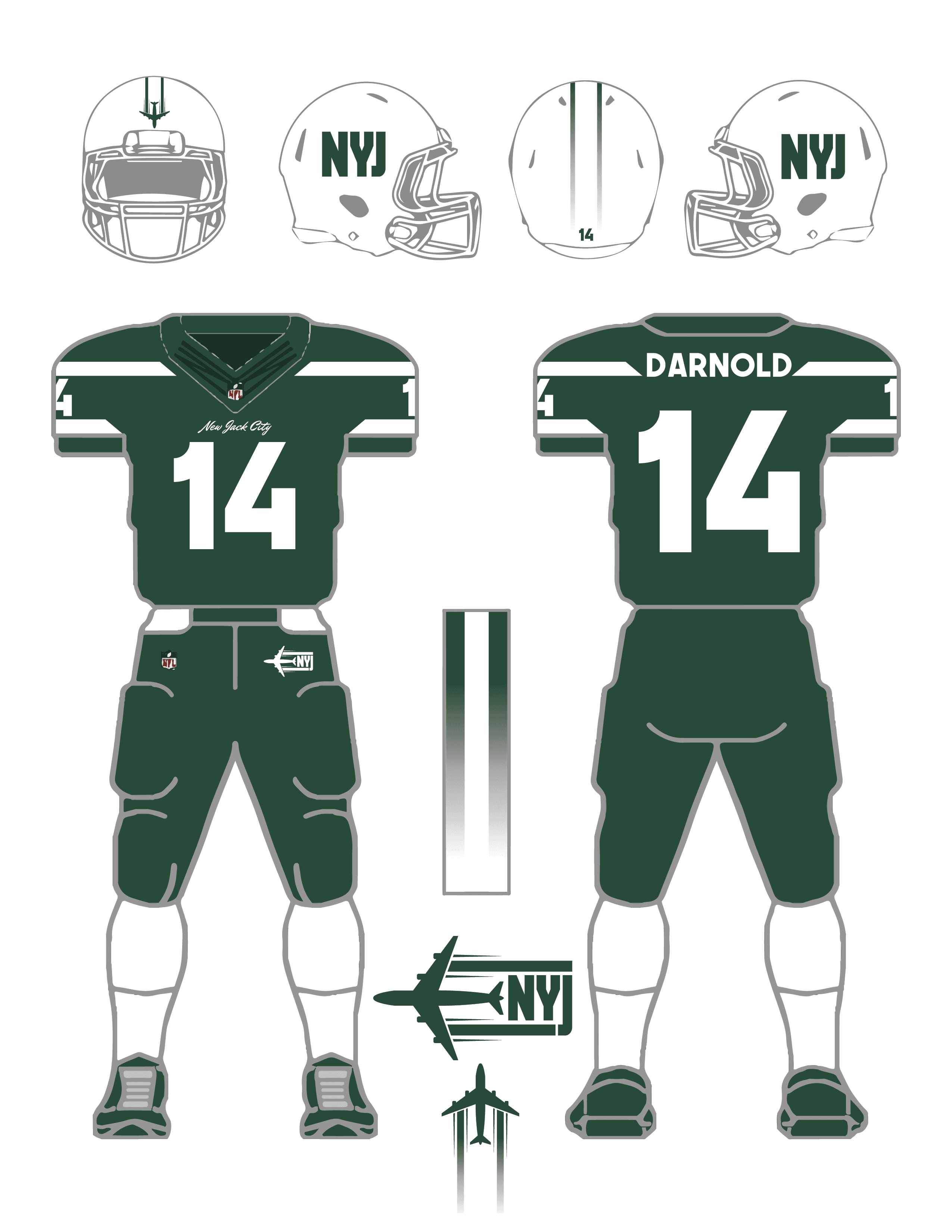 SEE IT: A look at SNY's Jets concept jerseys ahead of uniform unveiling