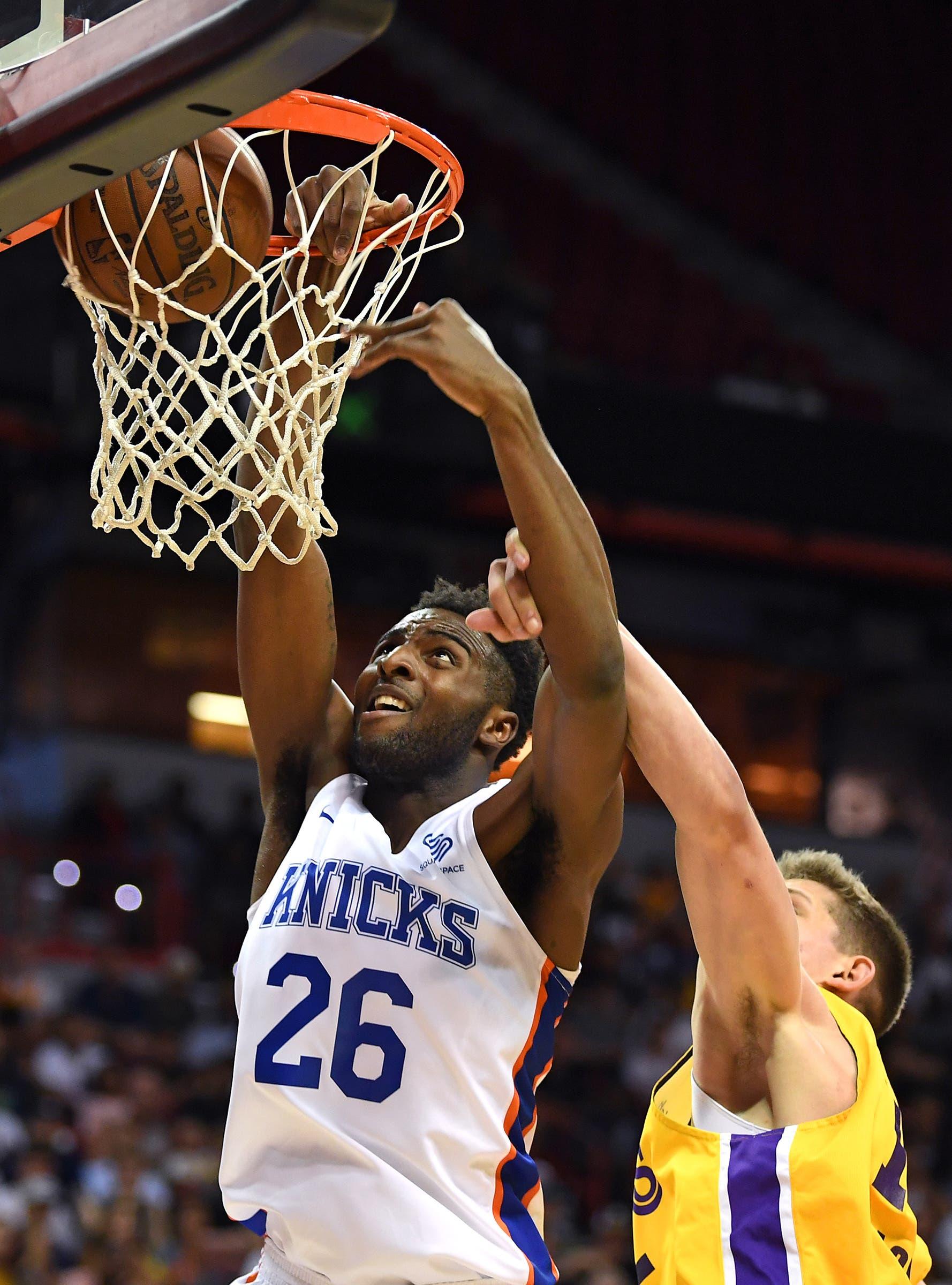 Mitchell Robinson (26) Mandatory Credit: Stephen R. Sylvanie-USA TODAY Sports / Stephen R. Sylvanie