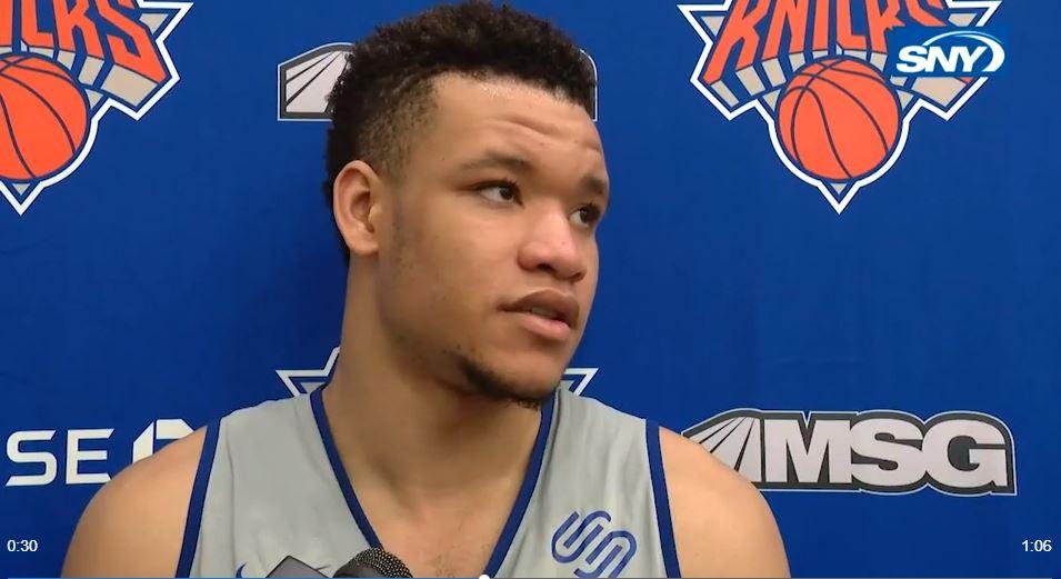 WATCH: Knicks' David Fizdale wants Kevin Knox to 'take a big jump forward defensively'