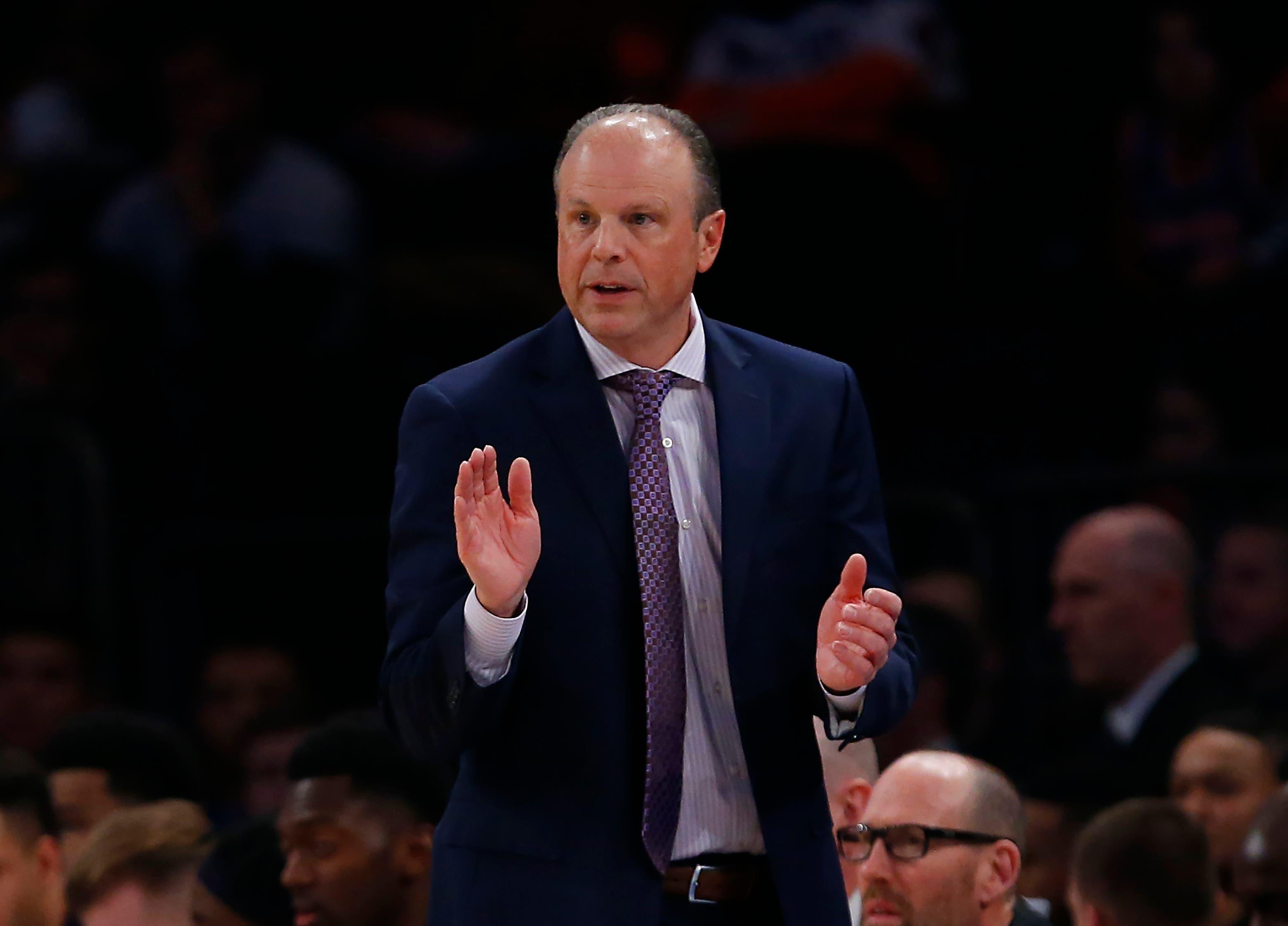 Dec 7, 2019; New York, NY, USA; during the first half at Madison Square Garden. Mandatory Credit: Noah K. Murray-USA TODAY Sports / Noah K. Murray